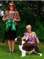 Dara winning Best In Sweepstakes under Judge Nathalie Clement